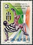 Stamps Italy -  2491 - Juventus Campeon de Italia 2001 - 2002