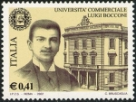 Stamps : Europe : Italy :  2475 - Universidad comercial Luigi Bocconi