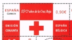Stamps Spain -  Edifil  4828  150 años de la Cruz Roja Emisión conjunta España-Bélgica.  