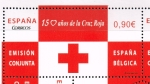 Sellos de Europa - Espa�a -  Edifil  4828  150 años de la Cruz Roja Emisión conjunta España-Bélgica.  