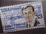 Stamps United States -  USA Irmail - AlfredV. Verville, Aviation Pioneer.