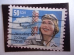 Sellos de America - Estados Unidos -  USA Irmail - Jacqueline Cochranb, Pioneer. Pilot