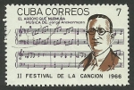 Stamps Cuba -  Jorge Anckermann
