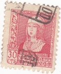 Stamps Spain -  Isabel La Católica  (10)