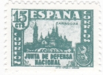 Stamps Spain -  Zaragoza- Junta de Defensa Nacional  (10)