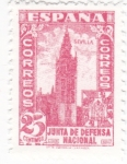 Stamps Spain -  Sevilla - Junta de Defensa Nacional  (10)