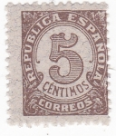 Stamps Spain -  CIFRAS (10)