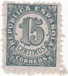 Stamps Spain -  CIFRAS (10)