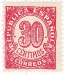 Stamps Spain -  CIFRAS - (10) 
