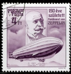 Stamps Hungary -  150 ANIV. FERDINAN VON ZEPPELIN