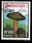 Stamps Cambodia -  xerocomus subtomentosus