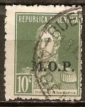 Stamps : America : Argentina :  General José de San Martín.