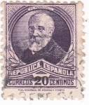 Stamps Spain -  Francisco Pí i Maragall- político  (10)