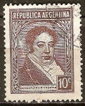 Stamps Argentina -  Bernardino Rivadavia (1780-1845), político.