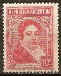 Stamps Argentina -  Bernardino Rivadavia (1780-1845), político.