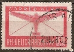 Stamps Argentina -  Correo aéreo (Avión y Sobre).