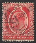 Stamps : Europe : Malta :  King Edward VII