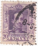 Stamps Spain -  Alfonso XIII- Tipo Vaquer  (10)