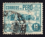 Sellos del Mundo : America : Per� : 1938 Museo Arqueológico de Lima - Ybert:359