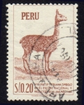 Sellos del Mundo : America : Per� : 1952--1953 Vicuña Peruana - Ybert:430