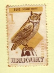 Stamps Uruguay -  Scott 751. Buho.