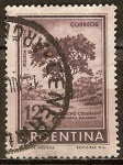 Stamps : America : Argentina :  Árbol de quebracho colorado.