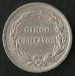 monedas de America - Ecuador -  MONEDA DECIMAL ECUADOR 1917 - FRONTAL 