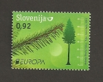 Sellos de Europa - Eslovenia -  Bosques europeos: Pinos