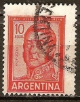 Stamps : America : Argentina :  José Francisco de San Martín (1778-1850).