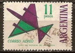 Stamps Argentina -  Correo aéreo.