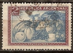 Sellos de America - Argentina -  Productos de Frutas.