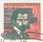 Stamps Czechoslovakia -  Jan Prersler 1872-1978´-pintor