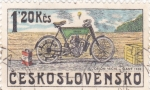 Stamps Czechoslovakia -  Motocicleta- Orion Michl-Slany 1903