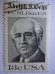 Stamps United States -  Adolph S. Ochs 1858-1935
