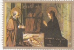 Stamps United Arab Emirates -  Momento de la vida de Jesús de Nazaret- UMM AL QIWAIN