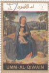 Stamps United Arab Emirates -  Momento de la vida de Jesús de Nazaret- UMM AL QIWAIN