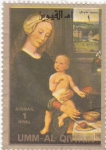 Sellos de Asia - Emiratos rabes Unidos -  Momento de la vida de Jesús de Nazaret- UMM AL QIWAIN