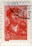 Stamps : Europe : Russia :  16 U.R.S.S. Obrero