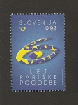 Stamps Slovenia -  60 Aniv. tratado de Paris
