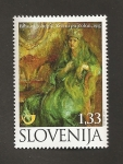 Stamps Slovenia -  Pintura eslovena impresionista