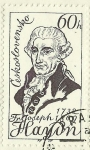 Stamps Czechoslovakia -  Haydn