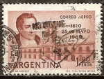 Sellos del Mundo : America : Argentina : 150 aniv de la Revolución de Mayo de 1810(Mariano Moreno).