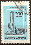 Stamps Argentina -  Monumento a la Bandera, Rosario.