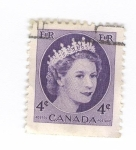 Sellos del Mundo : America : Canad� : Reina Isabel II