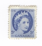 Sellos de America - Canad -  Reina Isabel II