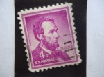 Stamps United States -  Abraham Lincoln  (1809-1865) 16th president,of the U.S.A, 1861/65.