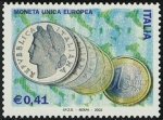 Stamps Italy -  2473b - Introducción del Euro