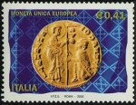 Stamps Italy -  2472a - Introduccion del Euro