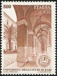 Stamps Italy -  Universidad de Bari