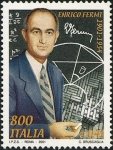 Stamps Italy -  2424 - Enrico Fermi